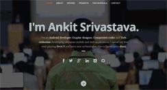 Desktop Screenshot of ankitsrivastava.in