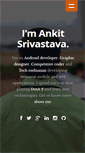 Mobile Screenshot of ankitsrivastava.in